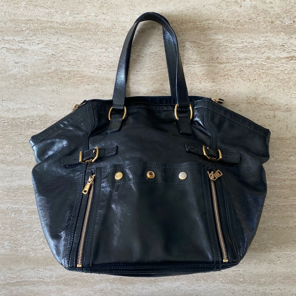 Yves Saint Laurent Black Patent Downtown